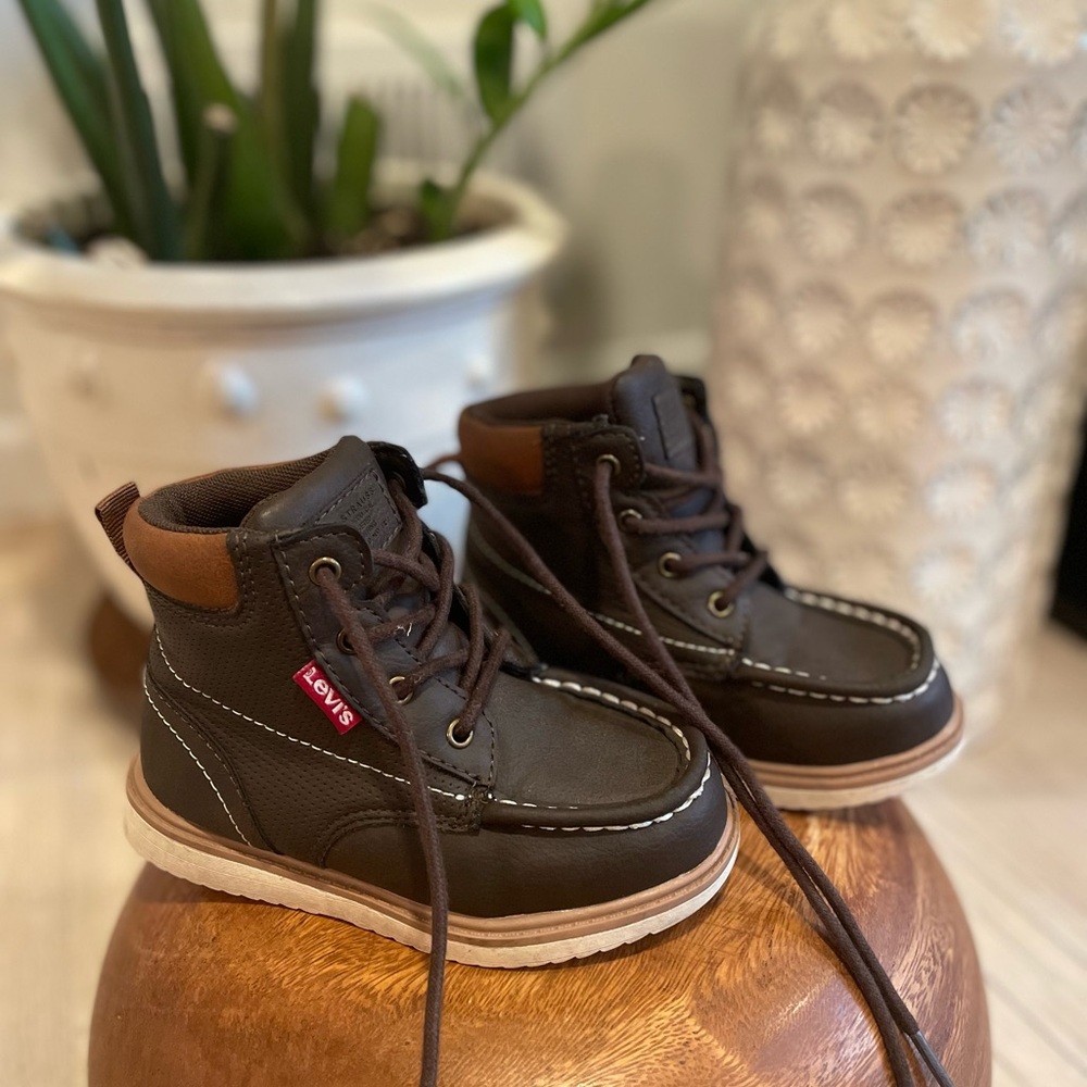 Levi’s Kids Dean Waxed UL NB Moc Toe Boot